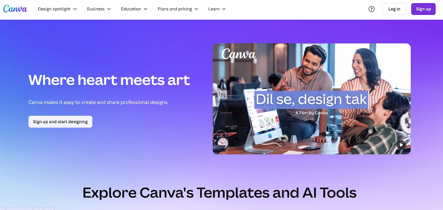 Canva - Recruitment tool for Hiring Graphics