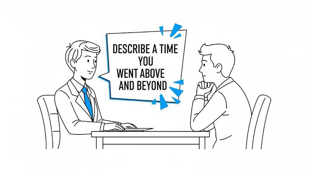 Describe a Time You Went Above and Beyond.