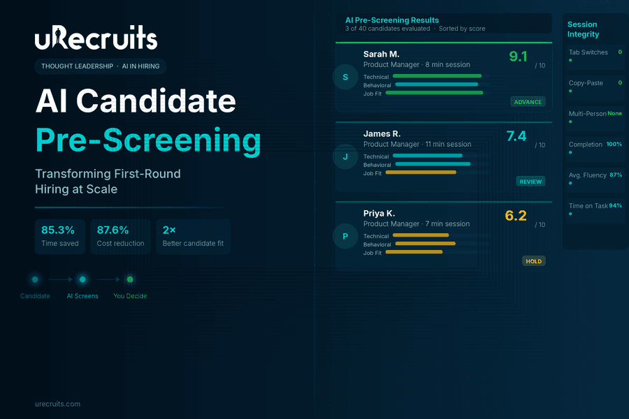 How AI Candidate Pre-Screening Is Transforming First-Round Hiring