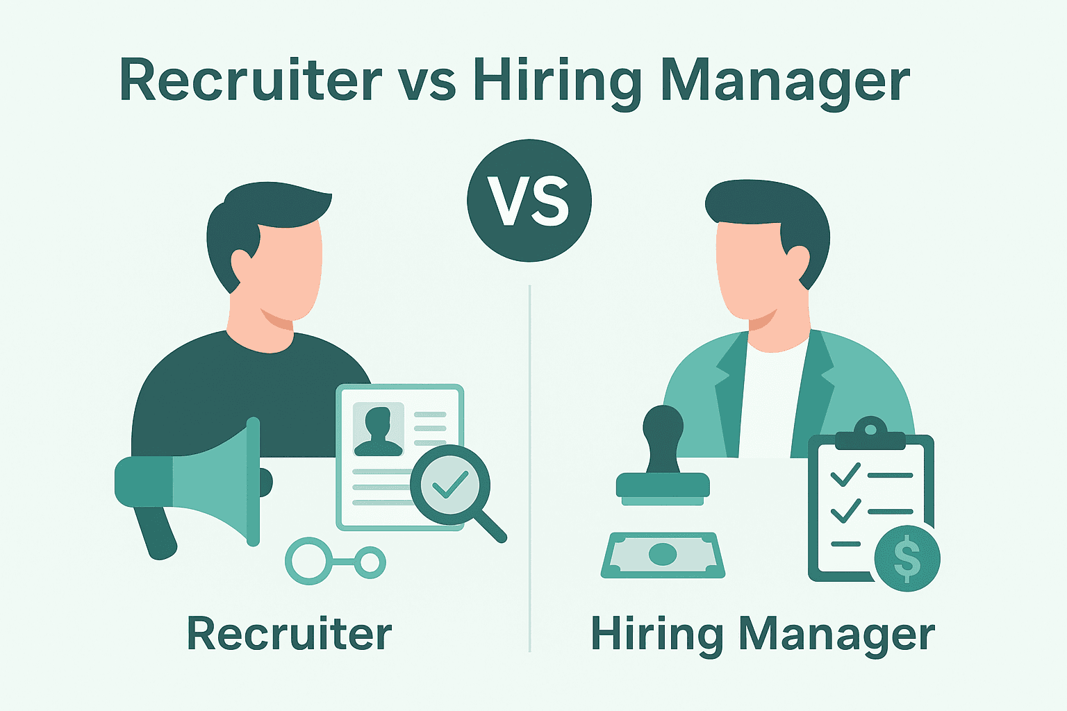 What Is The Difference Between A Recruiter vs A Hiring Manager