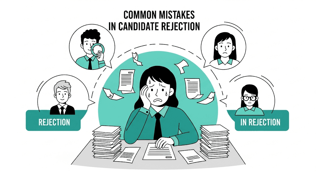 What Are Some Of The Common Mistakes to Avoid When Rejecting Candidates?