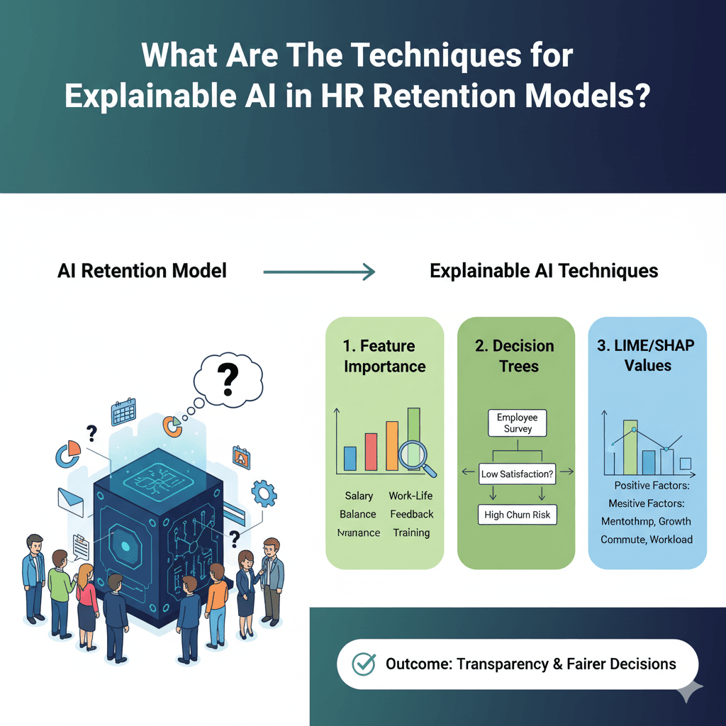 What Are The Techniques for Explainable AI in HR Retention Models