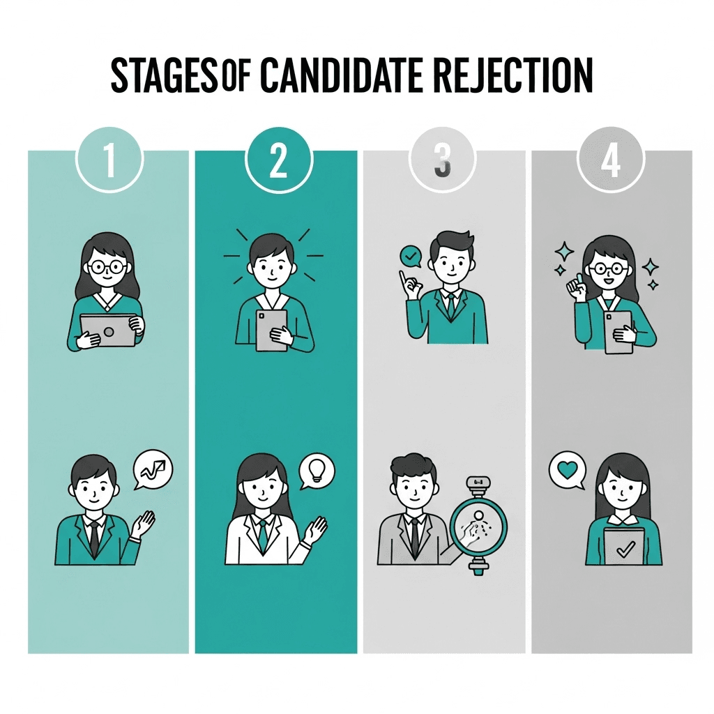 What Are The Three Main Stages of Candidate Rejection
